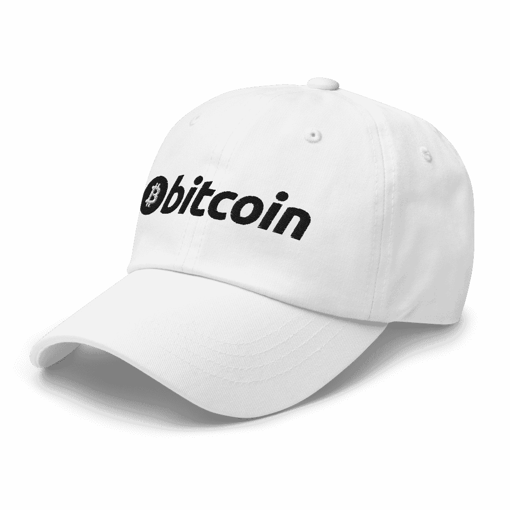 classic dad hat white left front 6119418cba835 - Bitcoin Classic hat