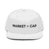 Market Cap White Snapback Hat