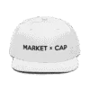 Market Cap White Snapback Hat