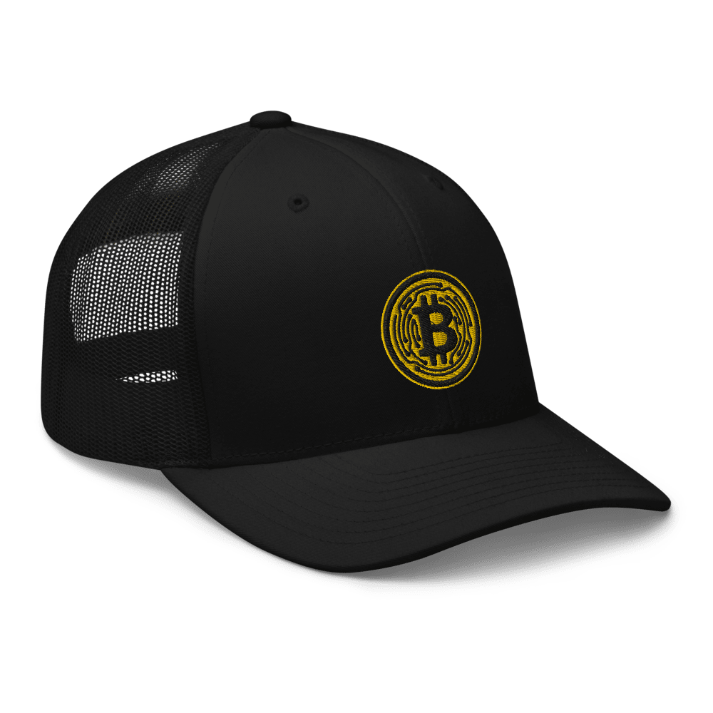 Bitcoin Yellow Circle Trucker Cap