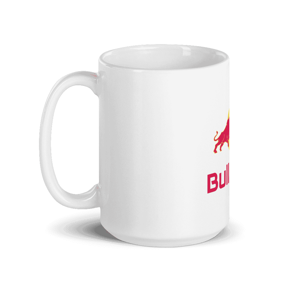 white glossy mug 15oz handle on left 613d1ca2a5b65 - Bull Run mug