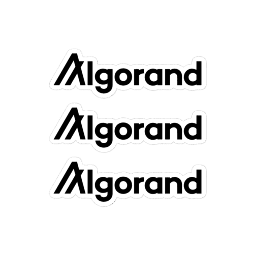 3x Algorand Logo Stickers