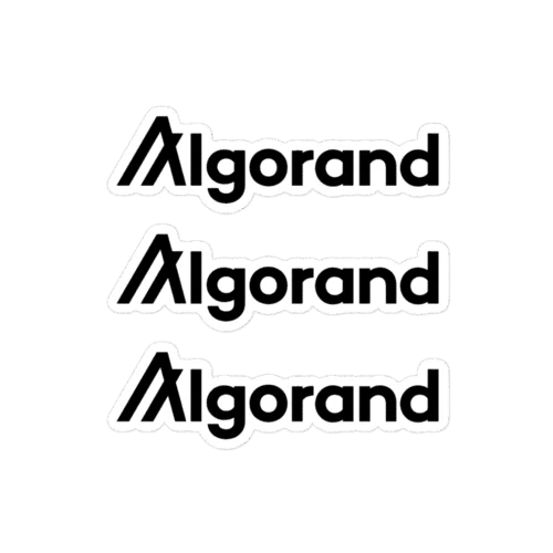 3x Algorand Logo Stickers