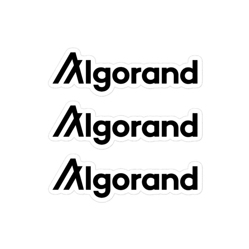 3x Algorand Logo Stickers
