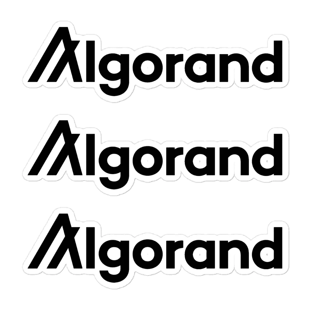 3x Algorand Logo Stickers - Image 3