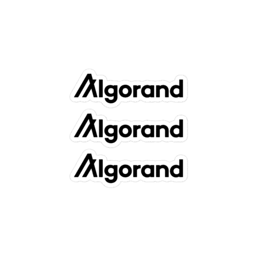 3x Algorand Logo Stickers