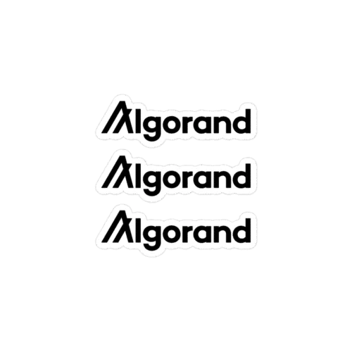 3x Algorand Logo Stickers