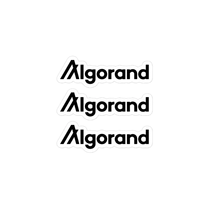 3x Algorand Logo Stickers