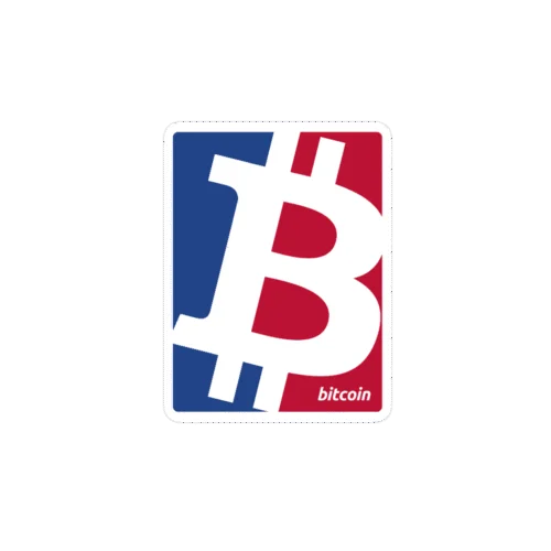 Bitcoin Sports Logo Sticker