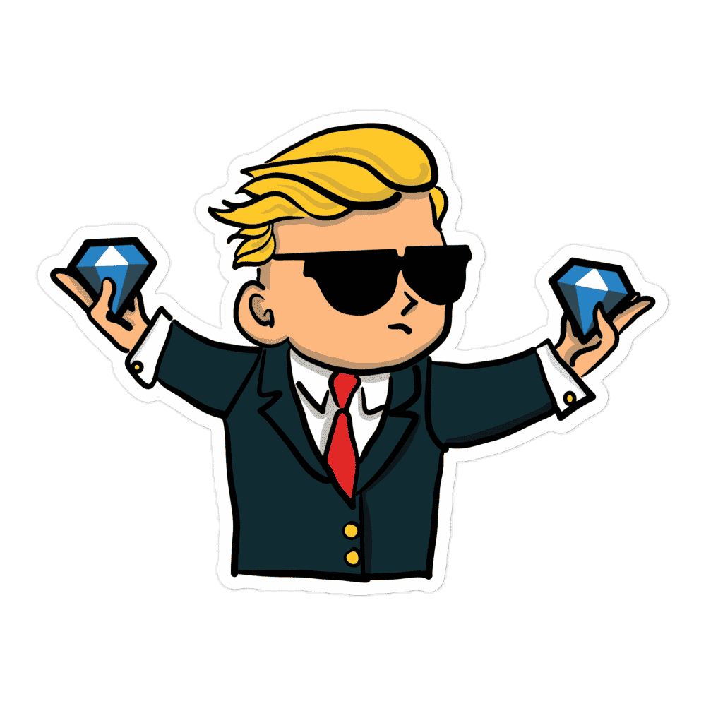 Diamond Hands Sticker