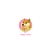 Doge Coin (pink) Sticker