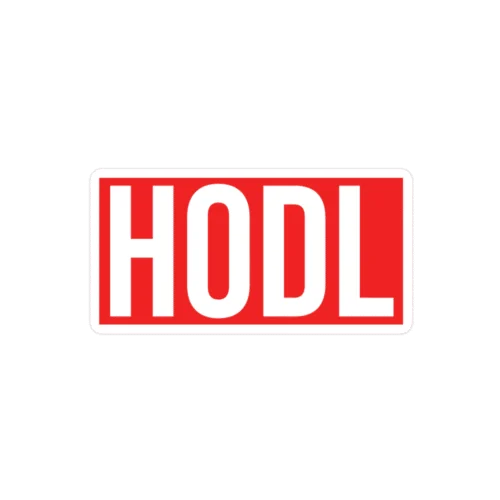 HODL (RED) Sticker