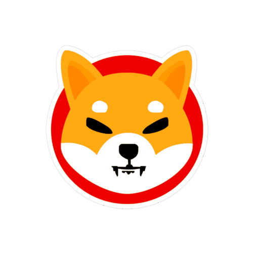 Shiba Inu Logo Sticker