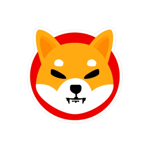 Shiba Inu Logo Sticker