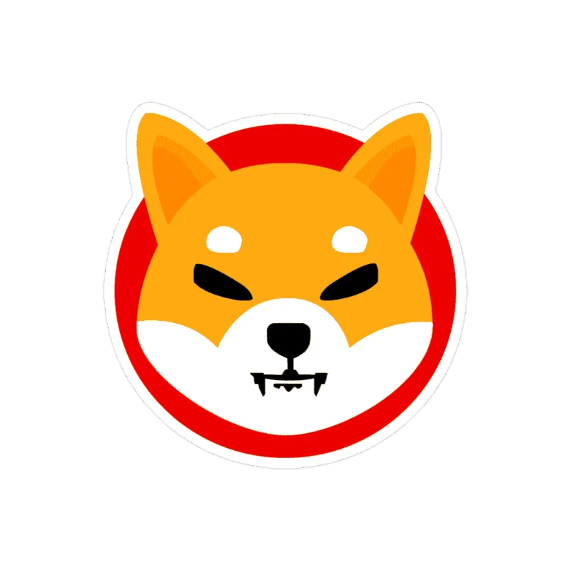 Shiba Inu Logo Sticker