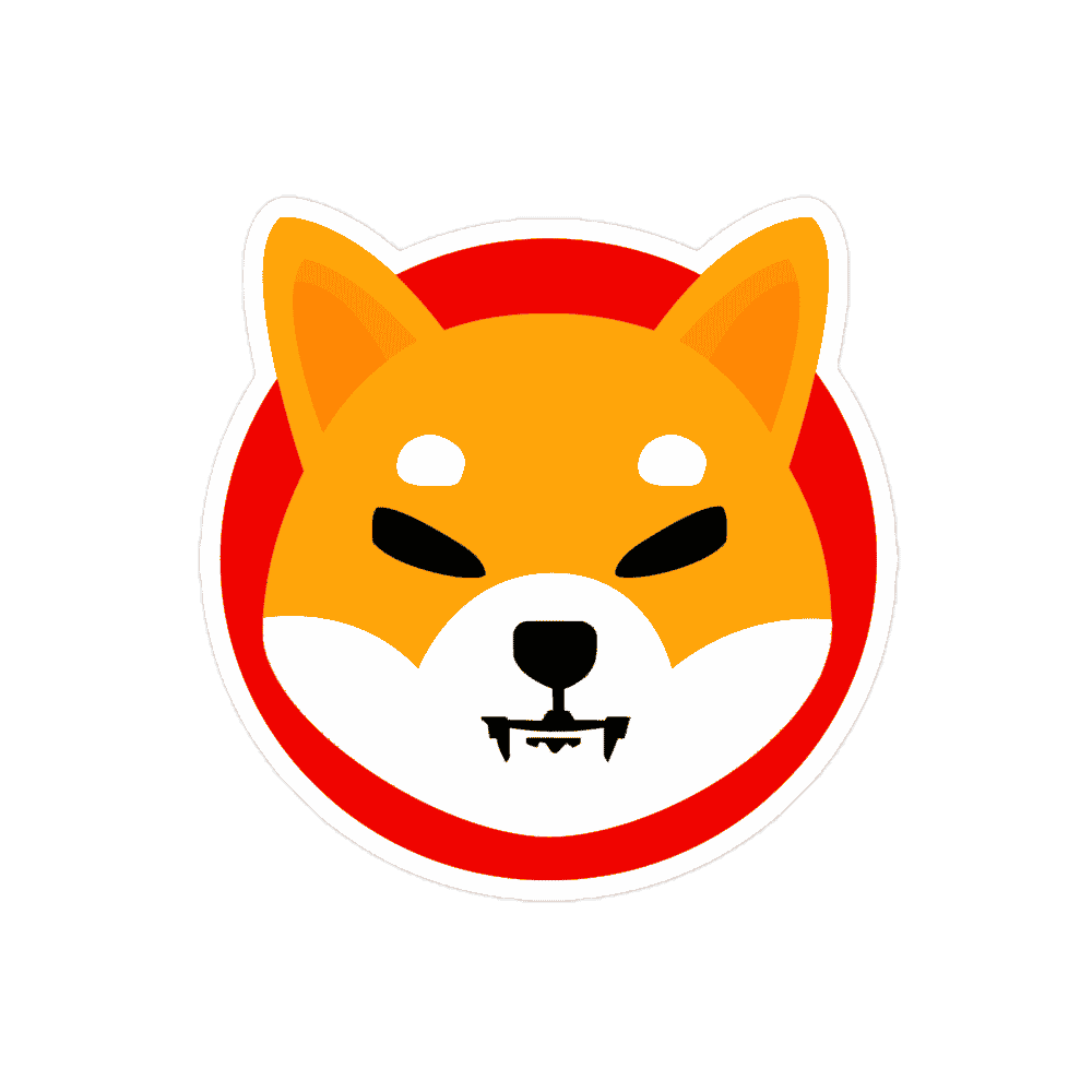 Shiba Inu Logo Sticker