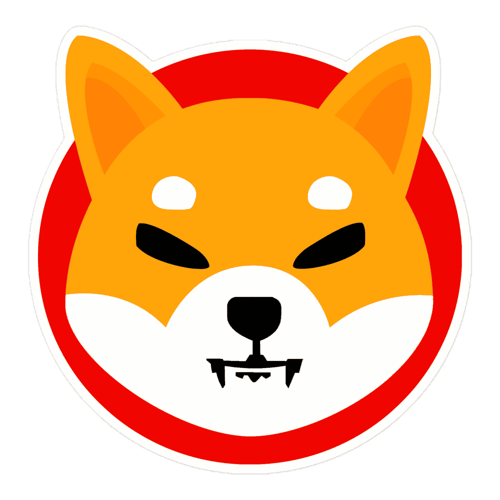 Shiba Inu Logo Sticker