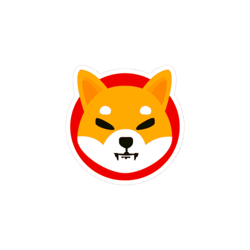 Shiba Inu Logo Sticker