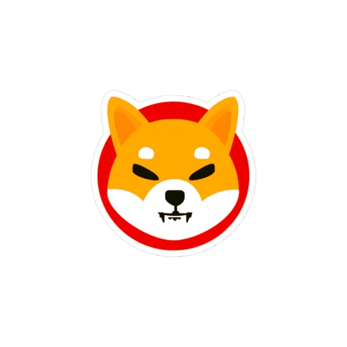 Shiba Inu Logo Sticker