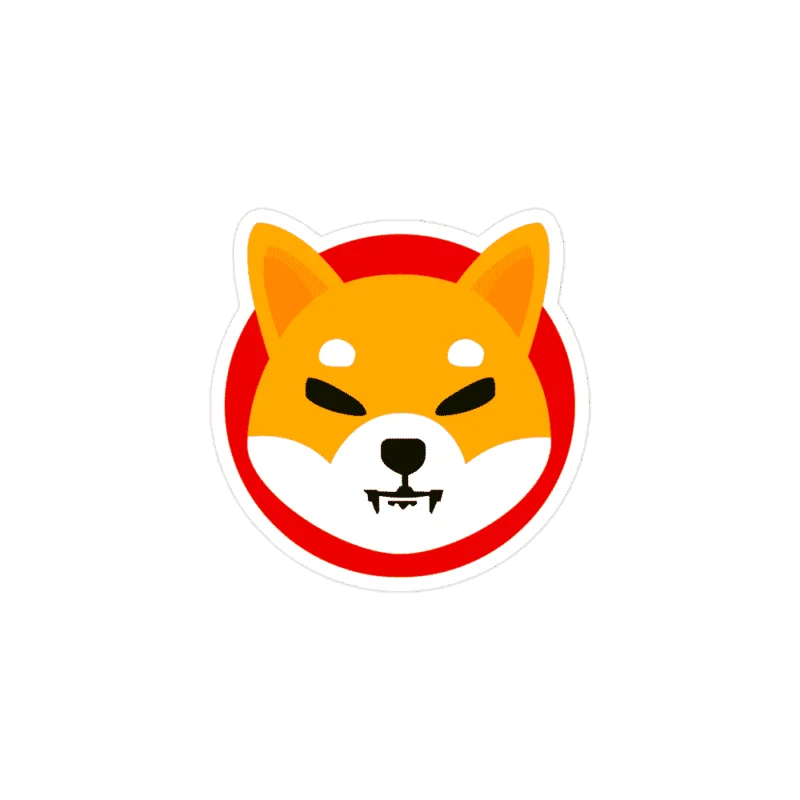 Shiba Inu Logo Sticker