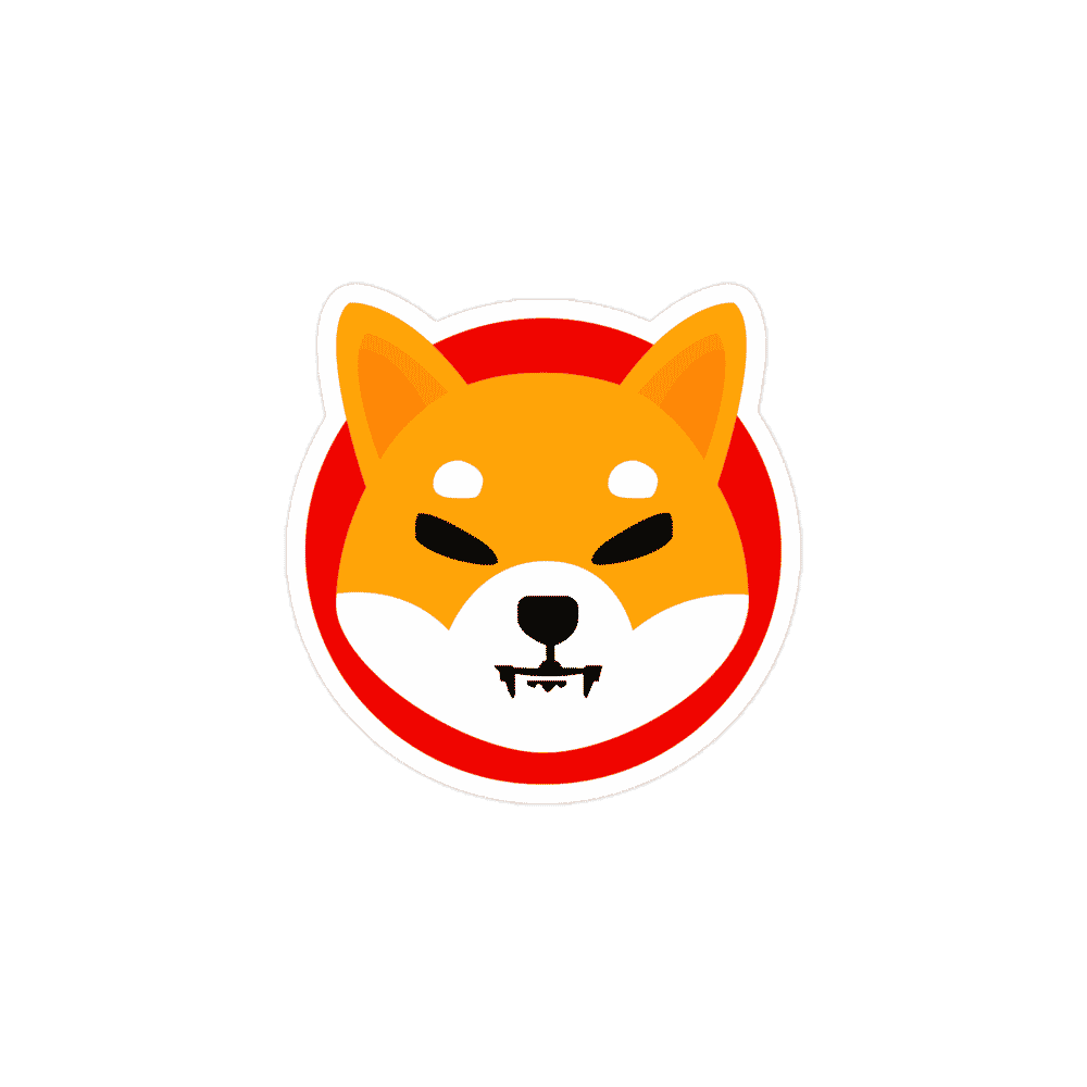 Shiba Inu Logo Sticker
