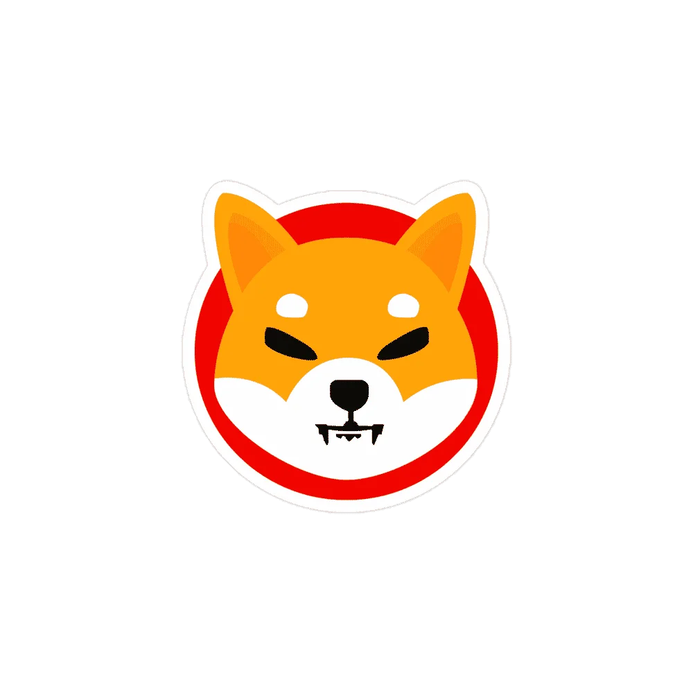 Shiba Inu Logo Sticker