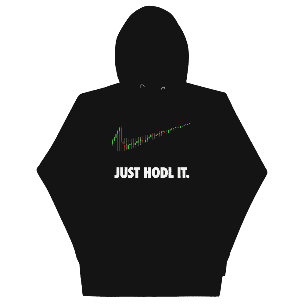 unisex premium hoodie black front 617edc1b99f0f - Just HODL It Hoodie