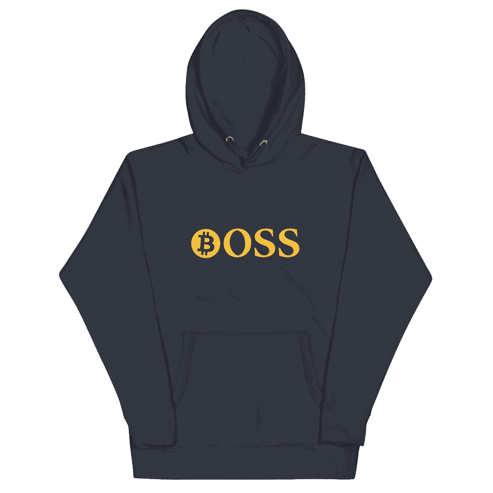unisex premium hoodie navy blazer front 615725bc7be1a - BOSS x Bitcoin Hoodie
