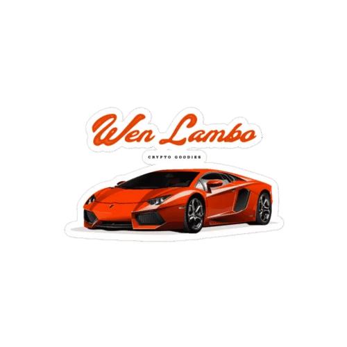 Wen Lambo Sticker