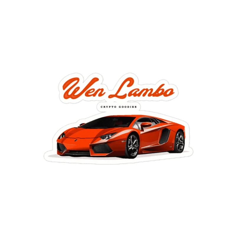 Wen Lambo Sticker