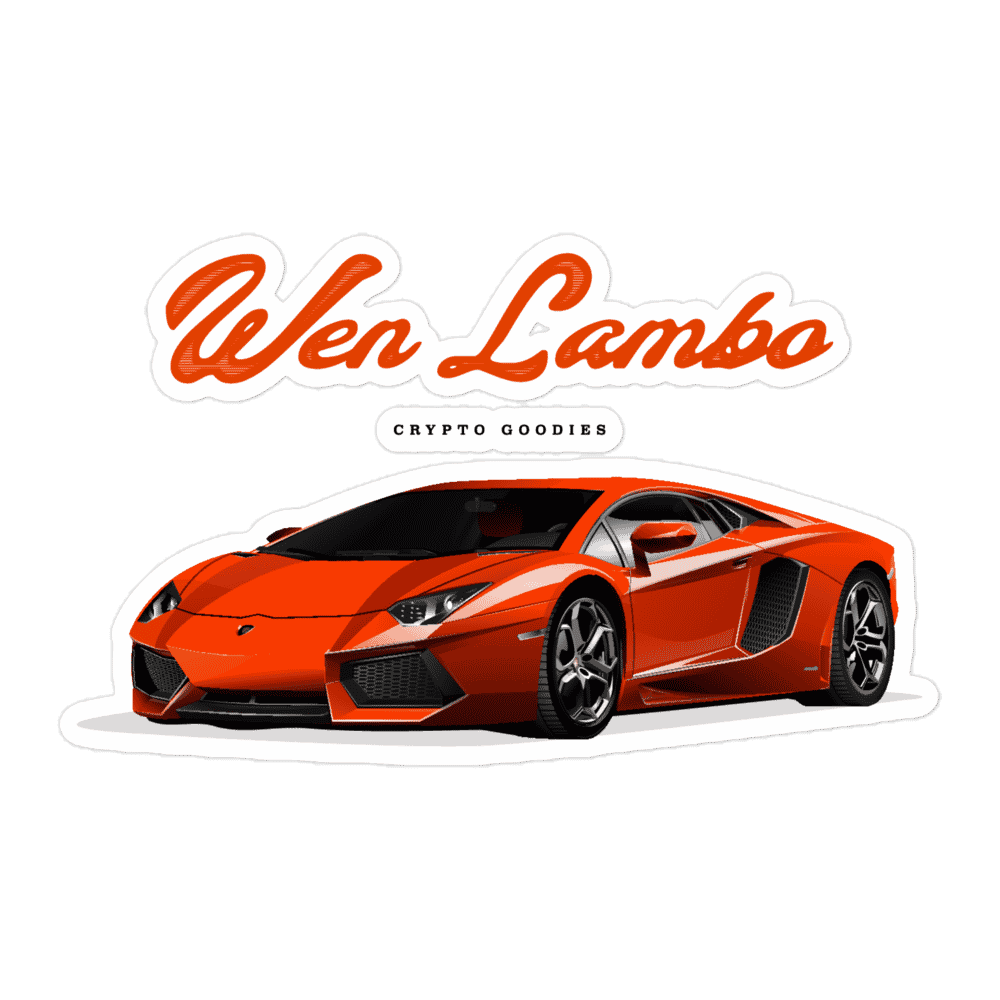 Wen Lambo Sticker