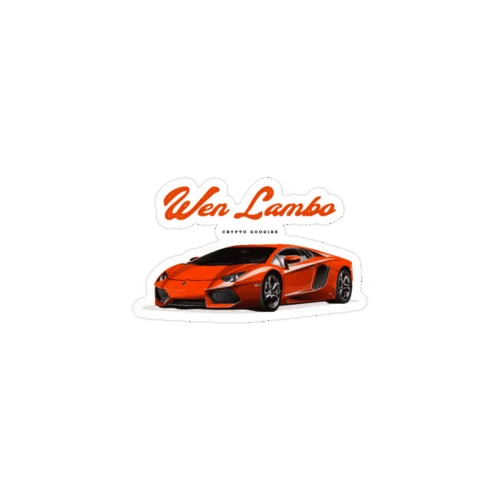 Wen Lambo Sticker