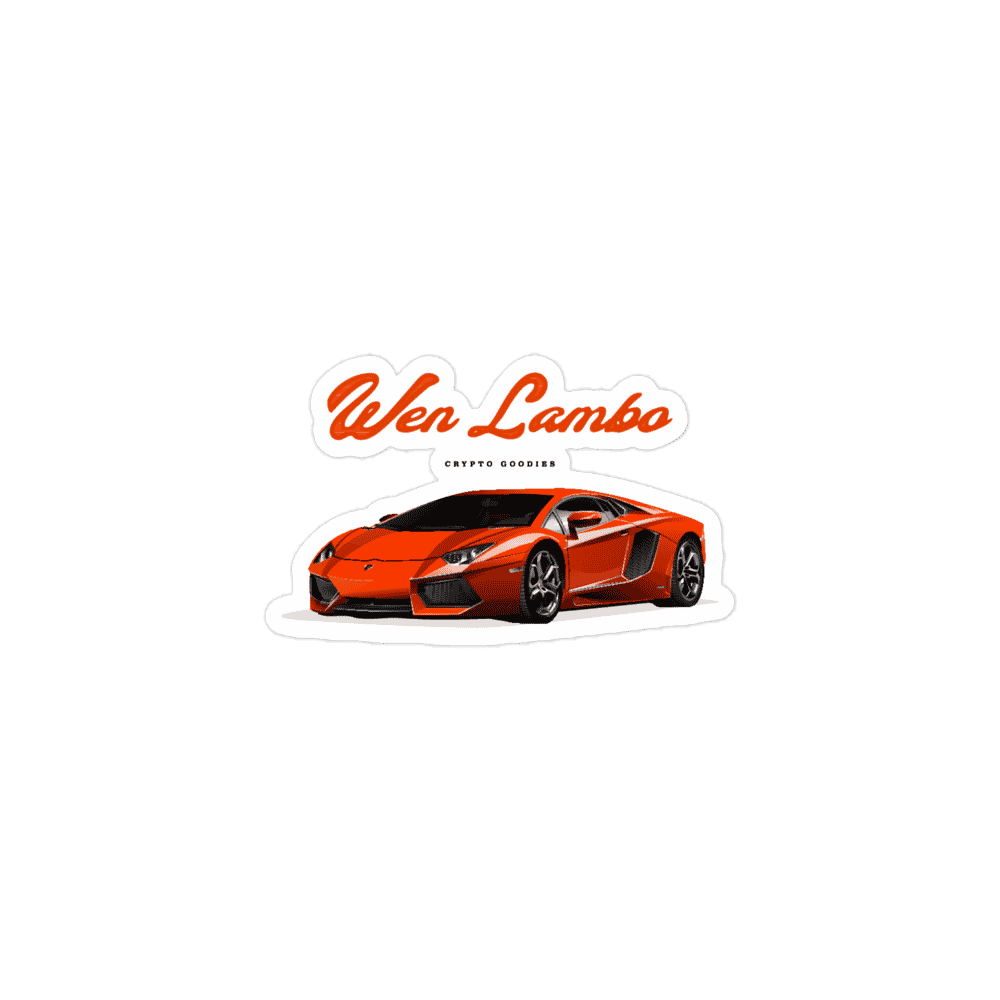 Wen Lambo Sticker