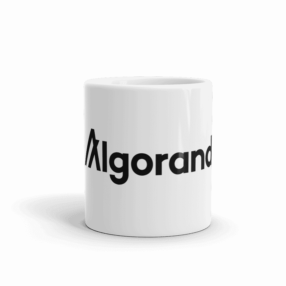 white glossy mug 11oz front view 617eedf88955e - Algorand mug
