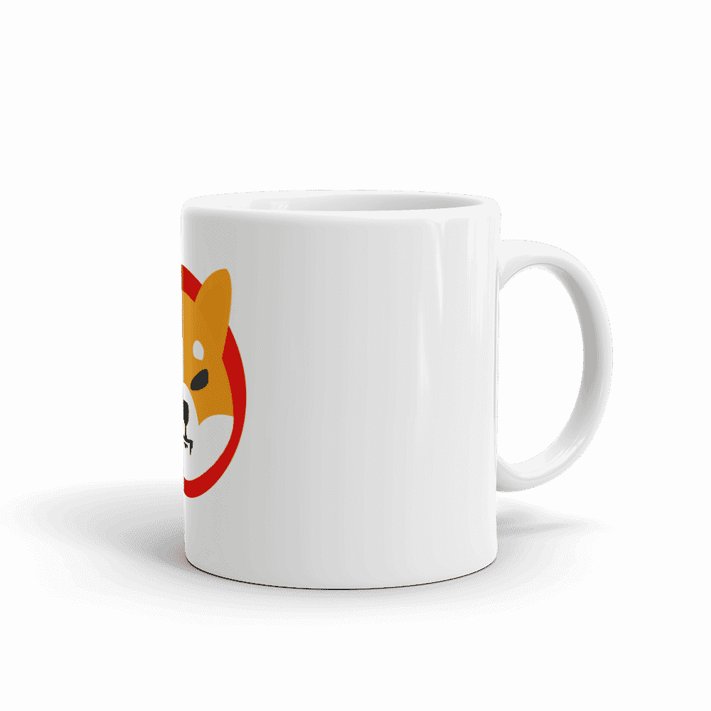 white glossy mug 11oz handle on right 617eec8299ed7 - Shiba Inu (SHIB) Logo mug