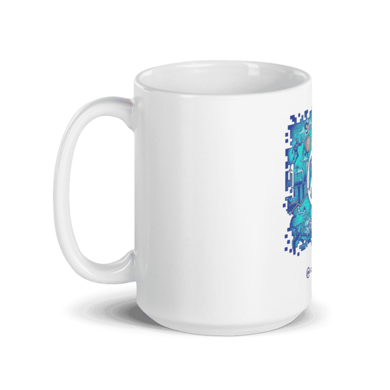 white glossy mug 15oz handle on left 617eef5f954ef - CoinMarketCap Illustration mug