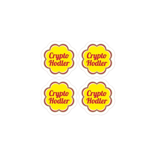 4x Crypto Hodler Stickers