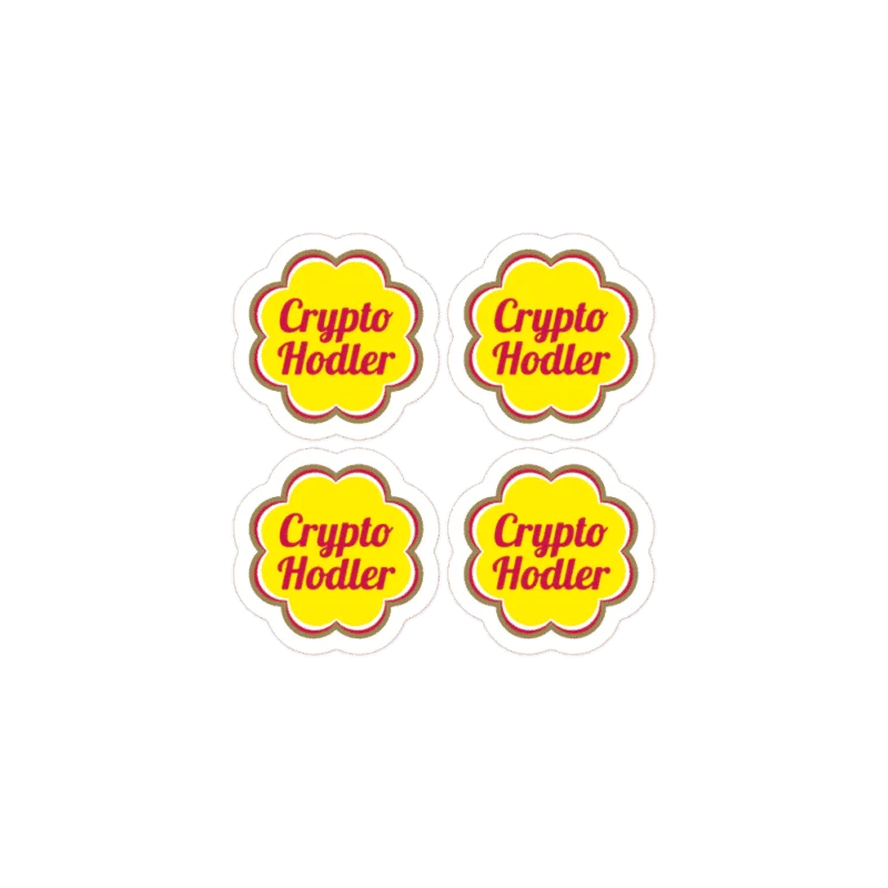 4x Crypto Hodler Stickers