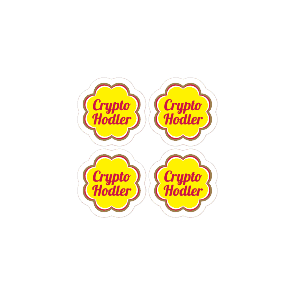 4X Crypto Hodler Stickers