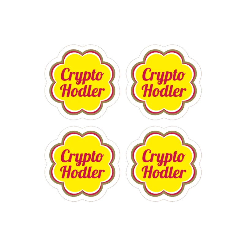 4x Crypto Hodler Stickers