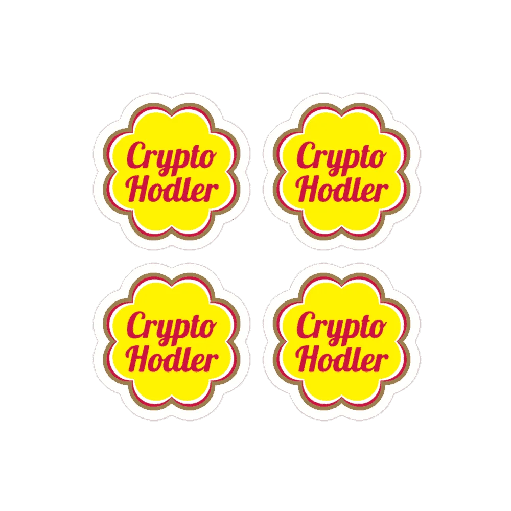 4x Crypto Hodler Stickers