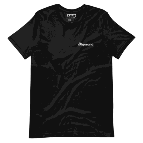 Algorand Small Logo Black T-Shirt