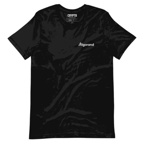 Algorand Small Logo Black T-Shirt