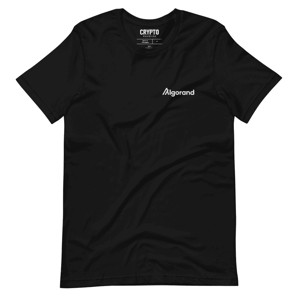 Algorand Small Logo Black T-Shirt
