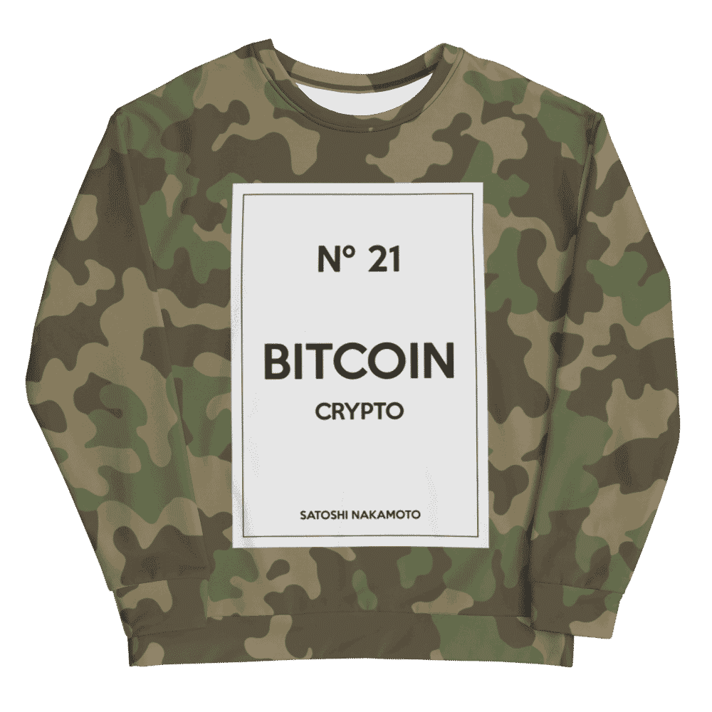 Bitcoin x Nakamoto Camouflage Sweatshirt