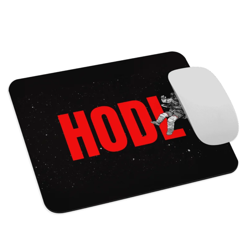 Astronaut x HODL Mouse Pad
