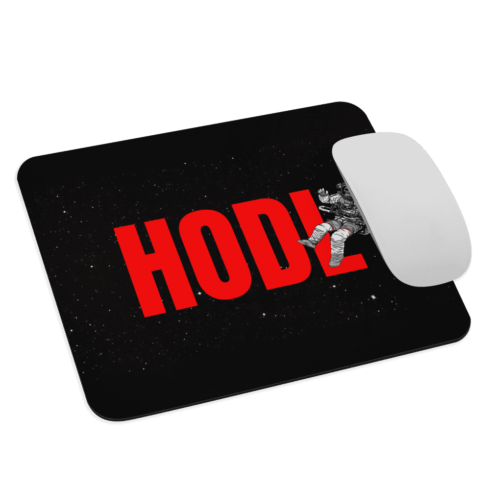 Astronaut x HODL Mouse Pad