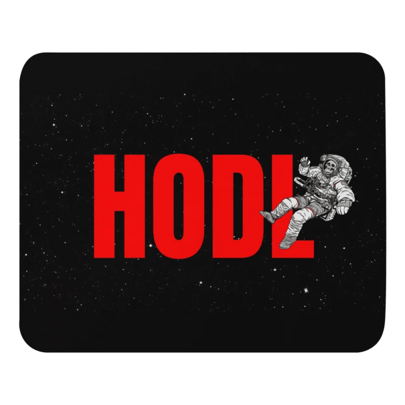Astronaut x HODL Mouse Pad