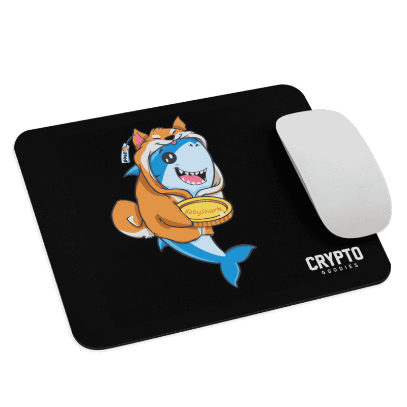 Baby Doge & Baby Shark Mouse Pad