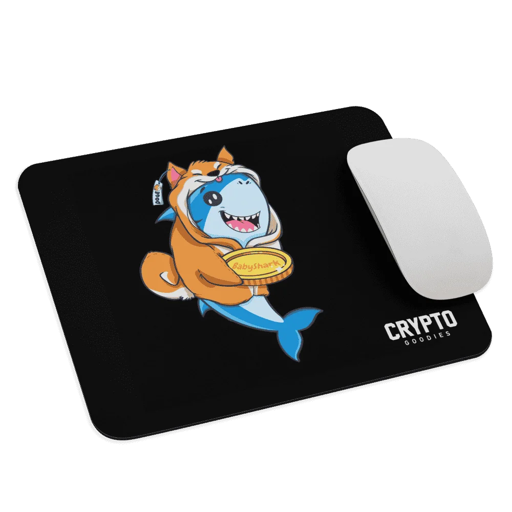 Baby Doge & Baby Shark Mouse Pad - Image 3
